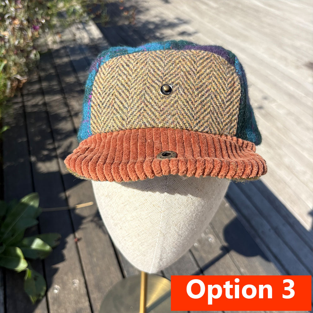 Upcycled Costume Fabric Caps - The Playboy of the Western World