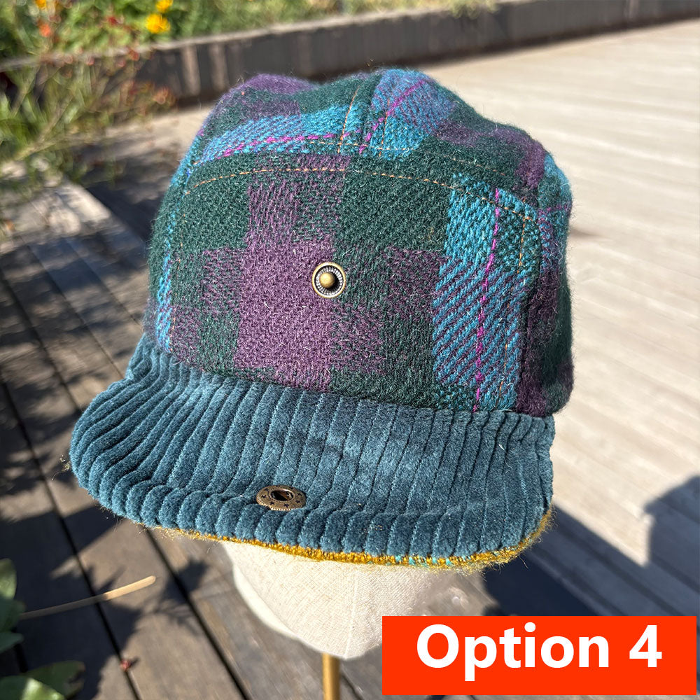 Upcycled Costume Fabric Caps - The Playboy of the Western World