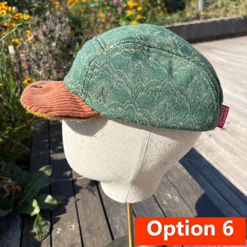 Upcycled Costume Fabric Caps - The Playboy of the Western World