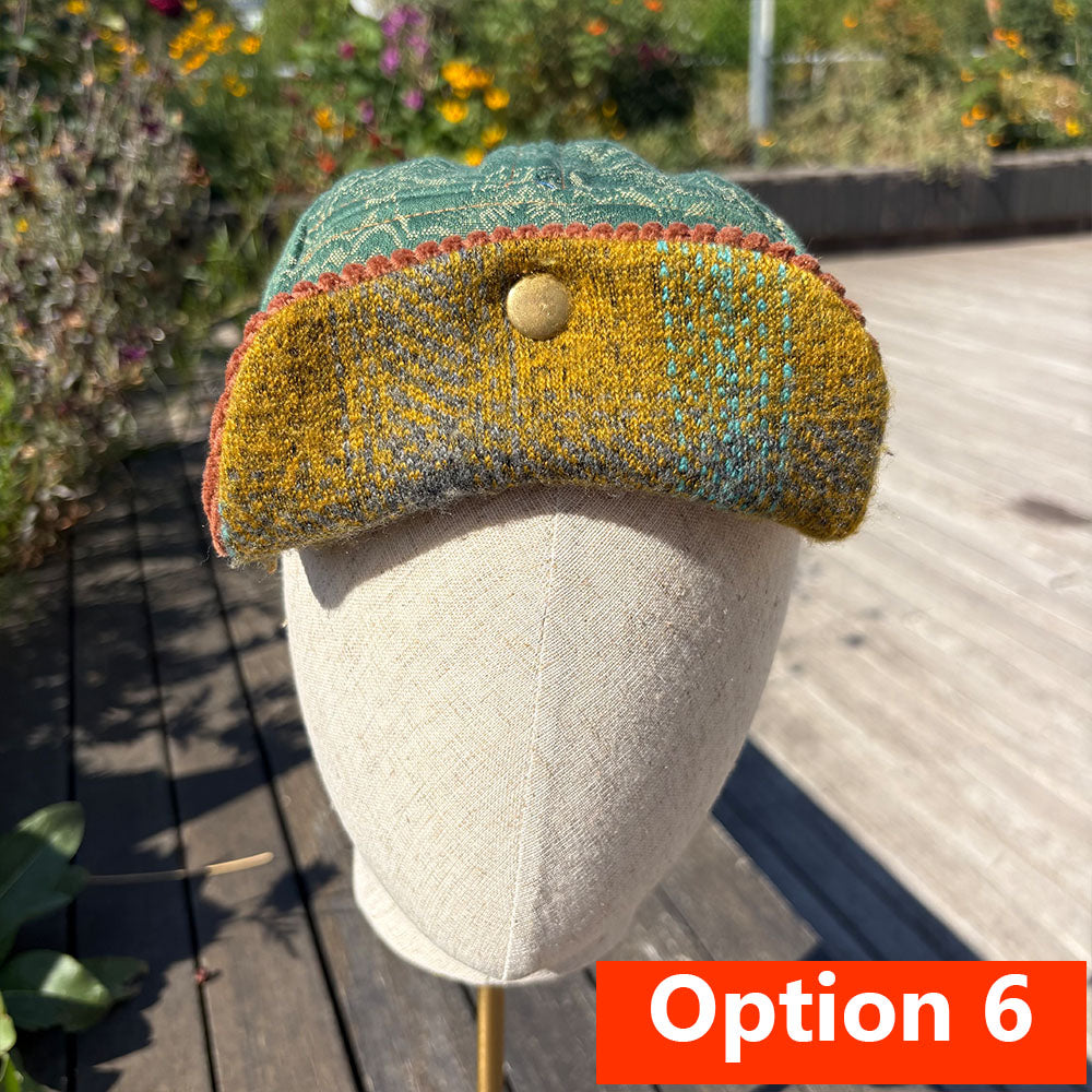 Upcycled Costume Fabric Caps - The Playboy of the Western World