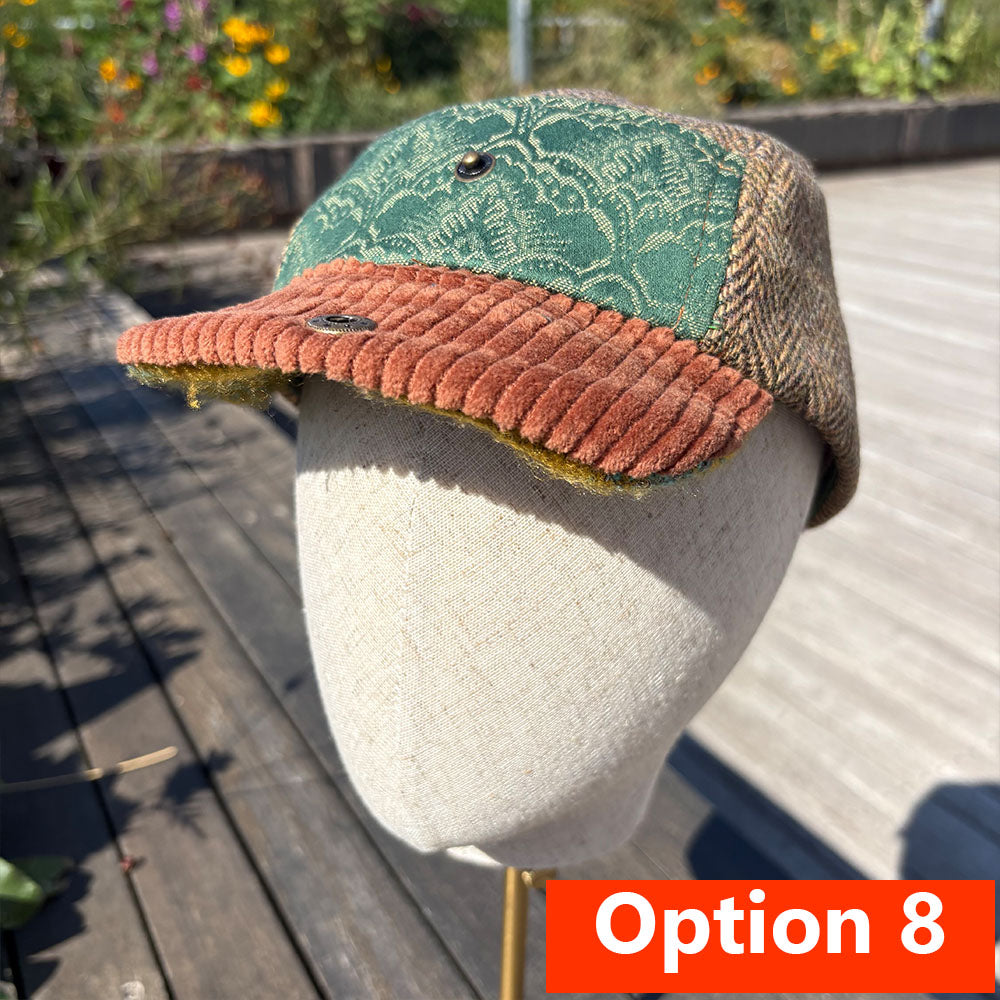 Upcycled Costume Fabric Caps - The Playboy of the Western World