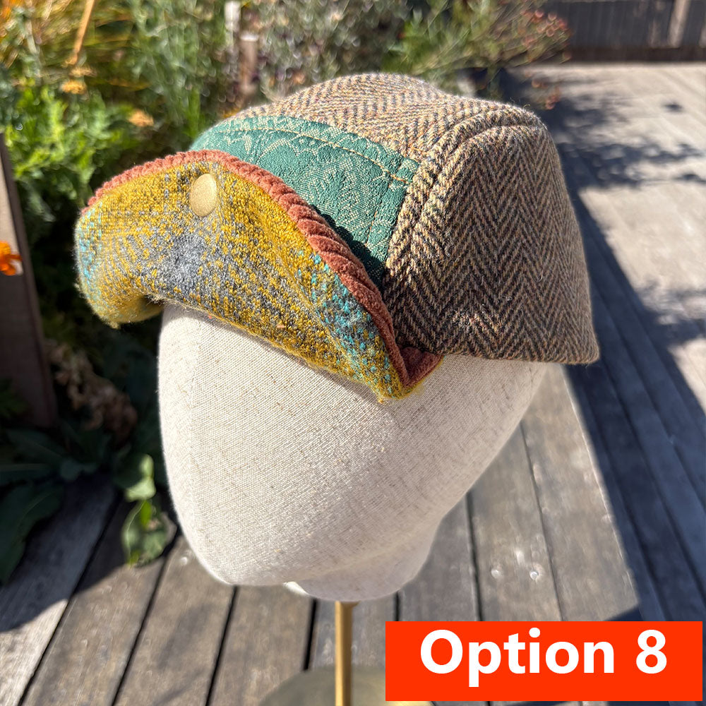 Upcycled Costume Fabric Caps - The Playboy of the Western World
