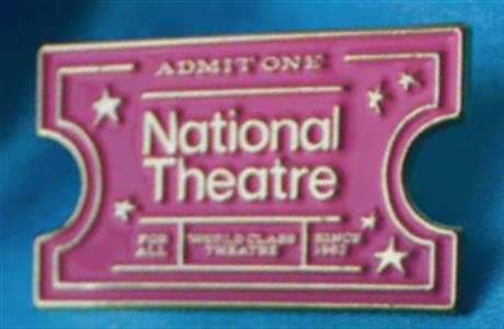 National Theatre Ticket Stub Badge