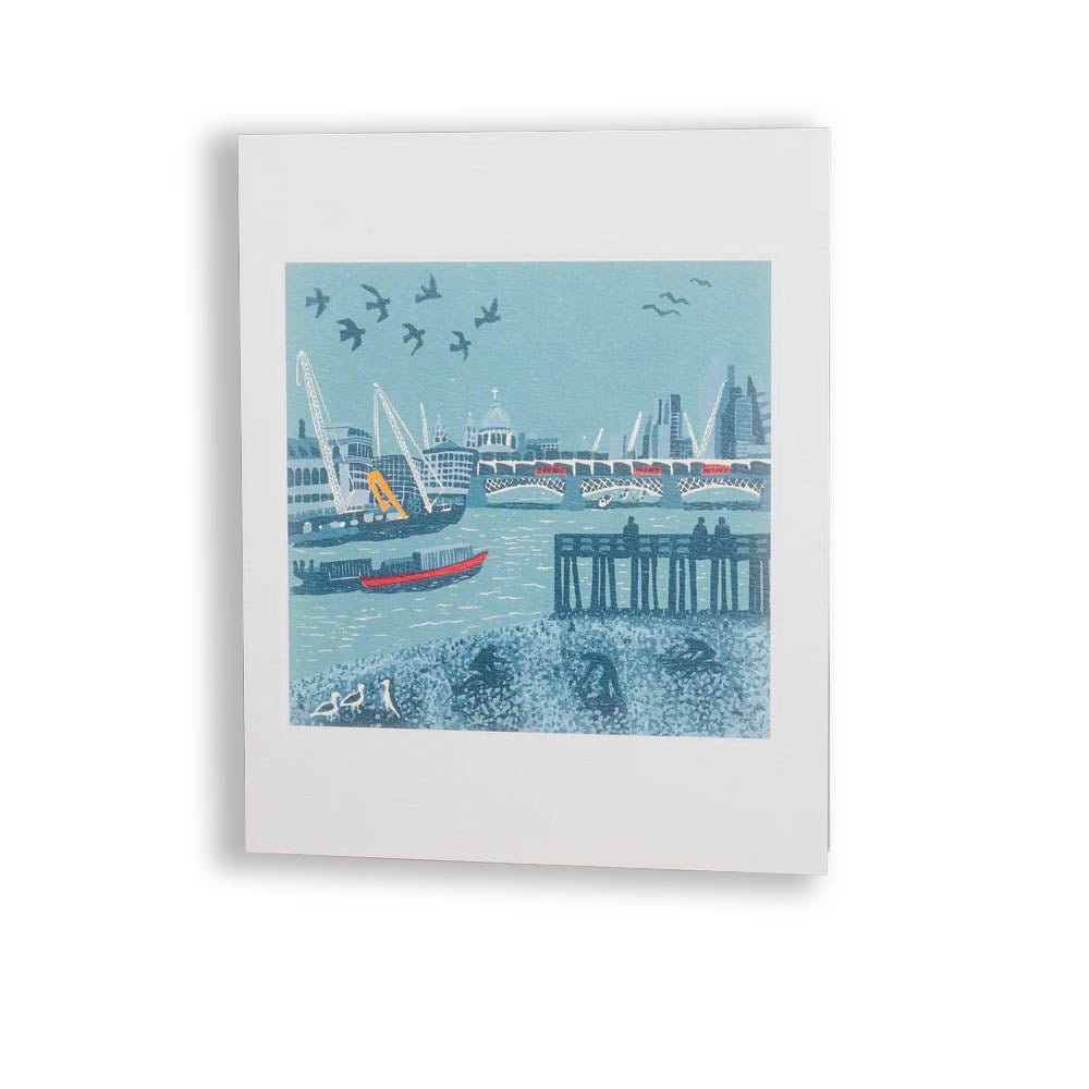 The Thames From Gabriel's Wharf Greetings Card