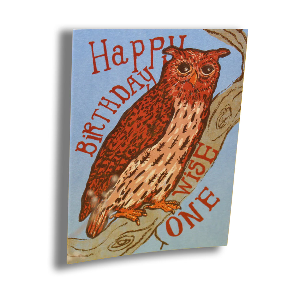 Happy Birthday Wise One Greetings Card