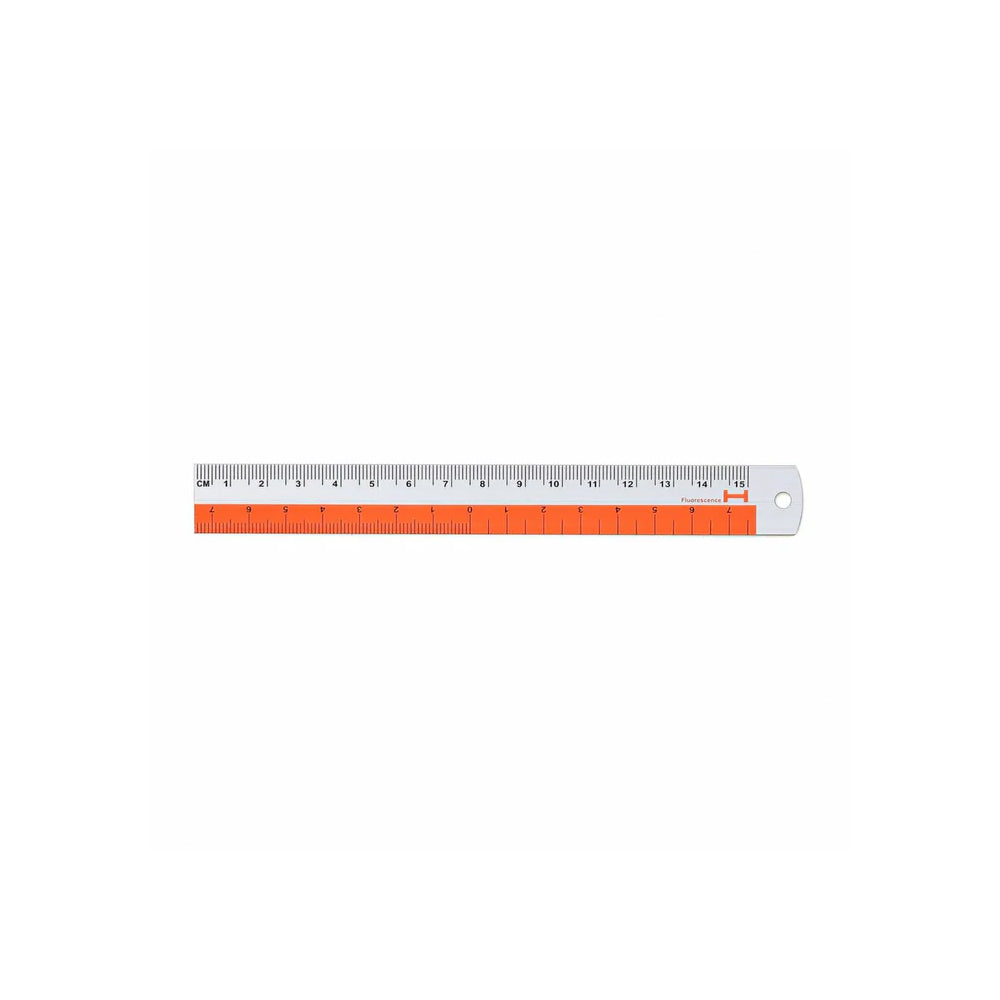 Orange Aluminium Ruler