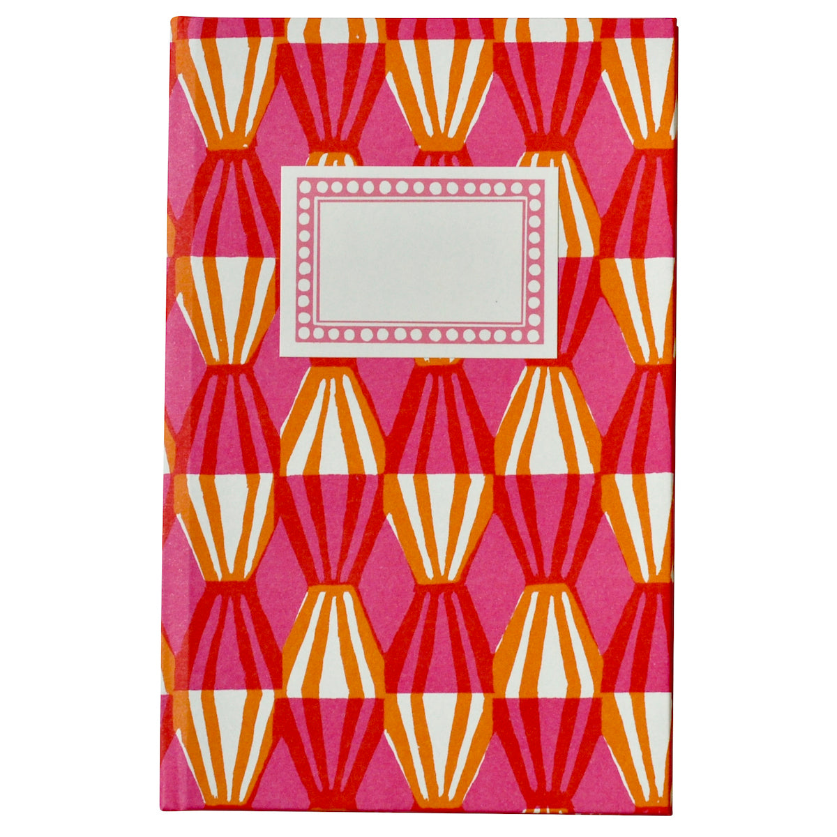 Pink and Orange Threadwork Notebook