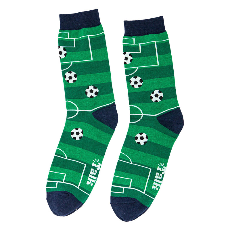 Football Pitch Cotton Socks