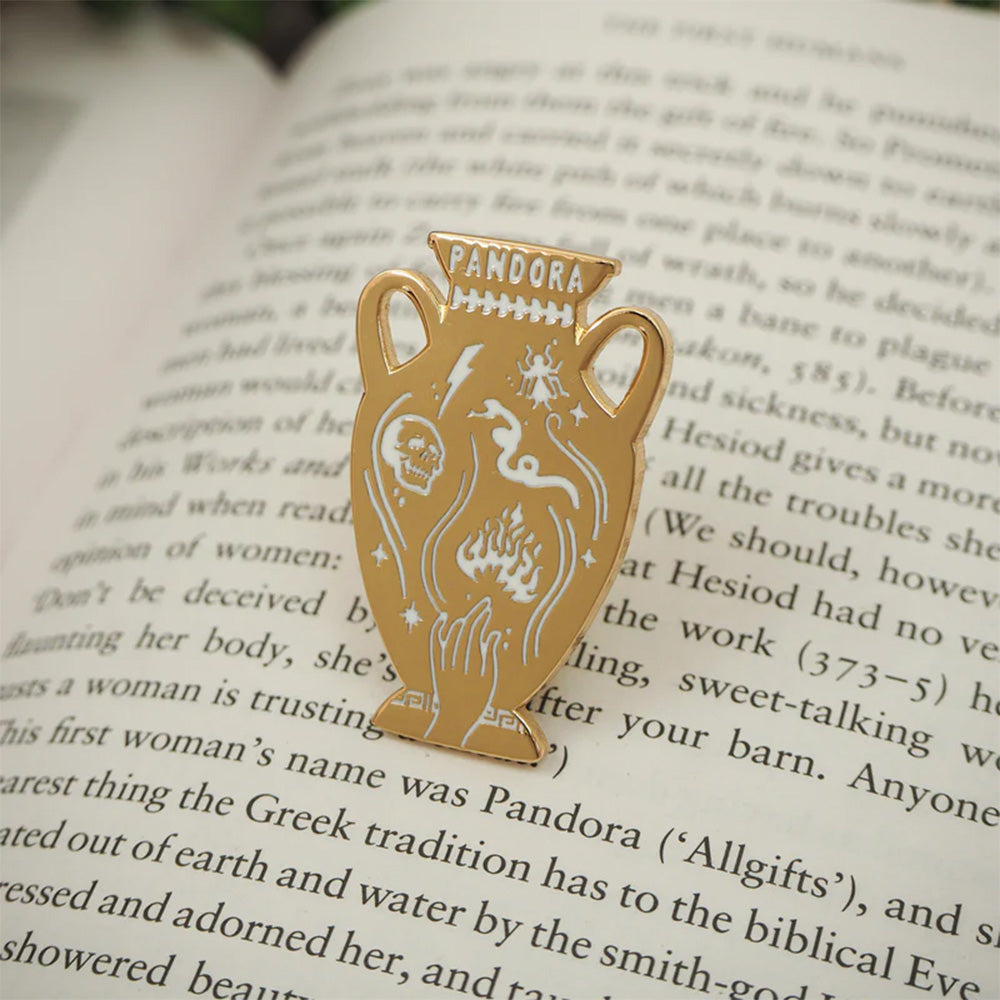 Pandora's Jar Enamel Pin Badge