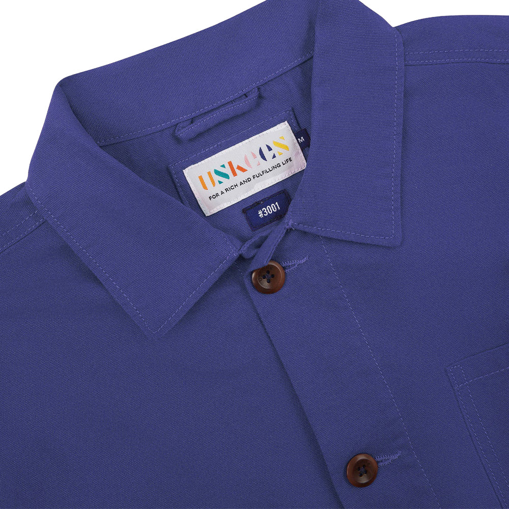 Cotton Workwear Jacket - Ultra Blue