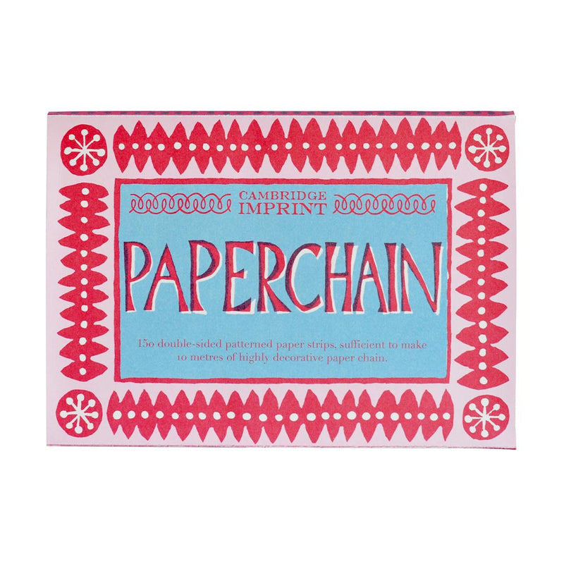 Paperchain Making Kit - Red and Blue