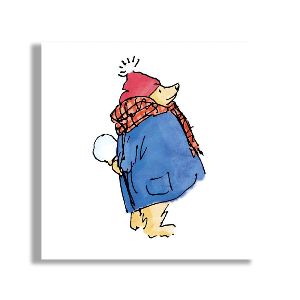 Paddington with Snowball Christmas Cards - Pack of 8