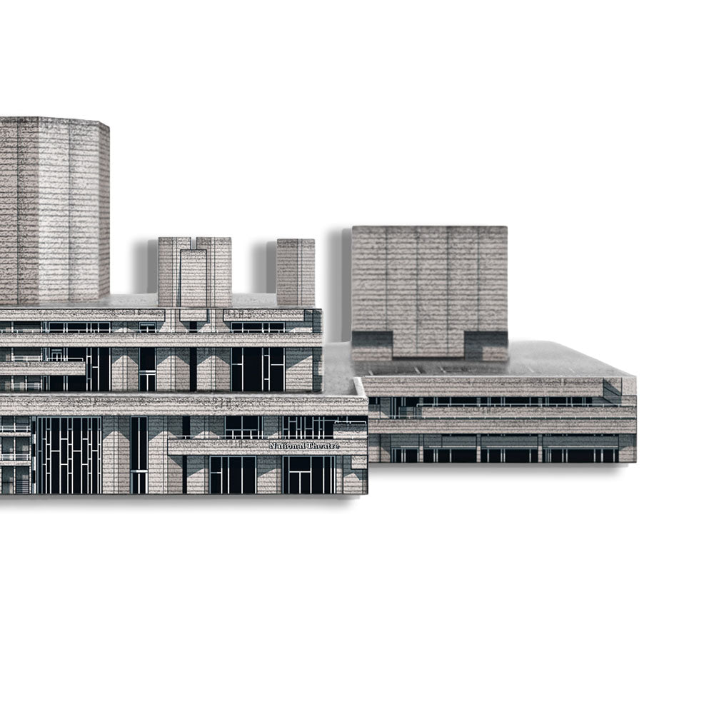 Brutal London: National Theatre Cut-Out Model