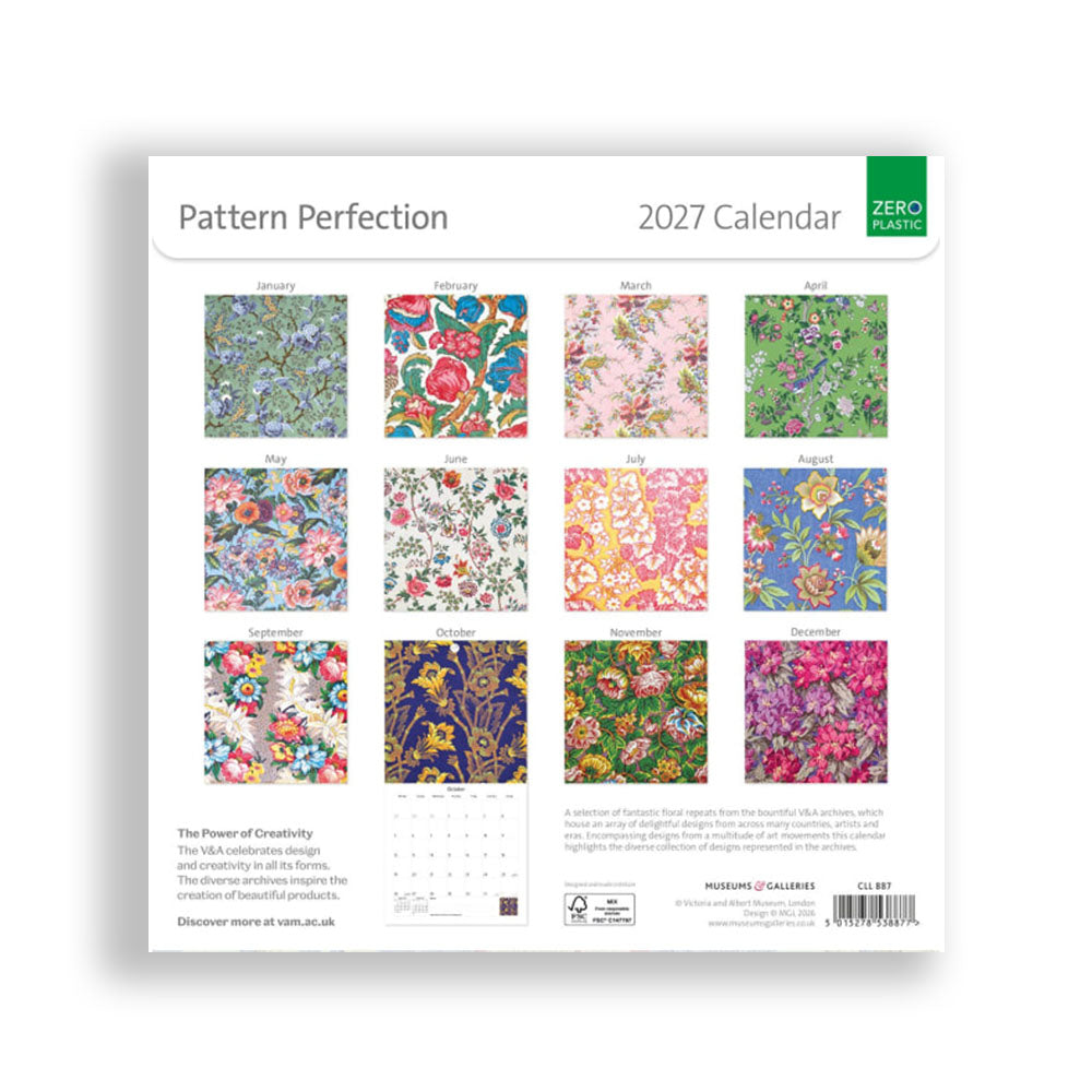 Pattern Perfection Calendar 2027