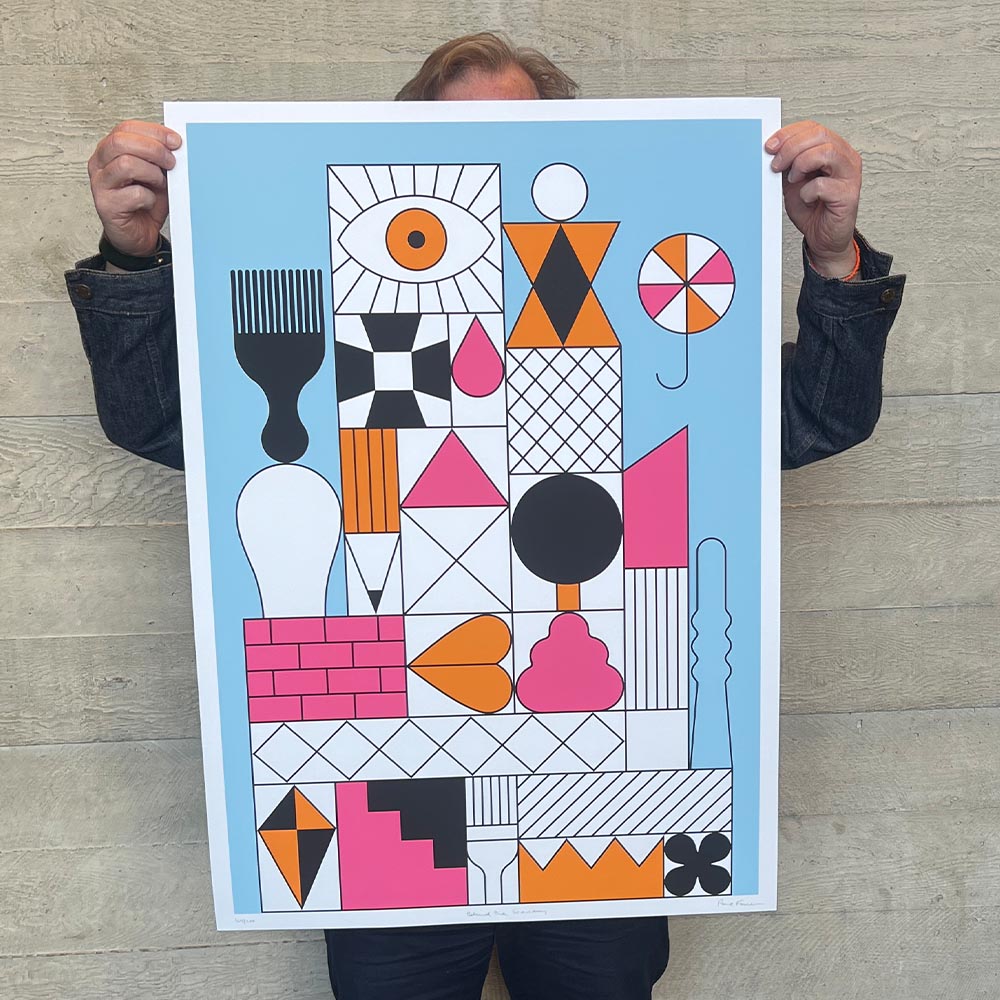 'Behind The Scenery' A1 Print by Paul Farrell