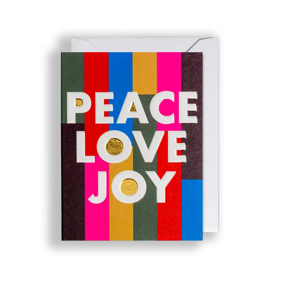 Peace Love Joy Mini Card