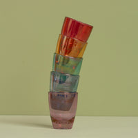Anna - Pearlescent Multi Colour Shot Glasses
