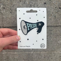 Pride Megaphone Iron-on Patch