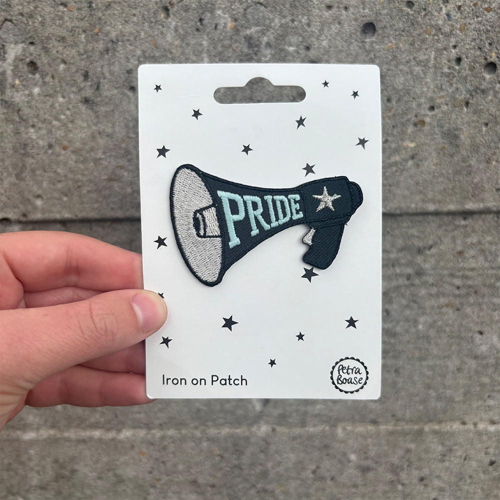 Pride Megaphone Iron-on Patch