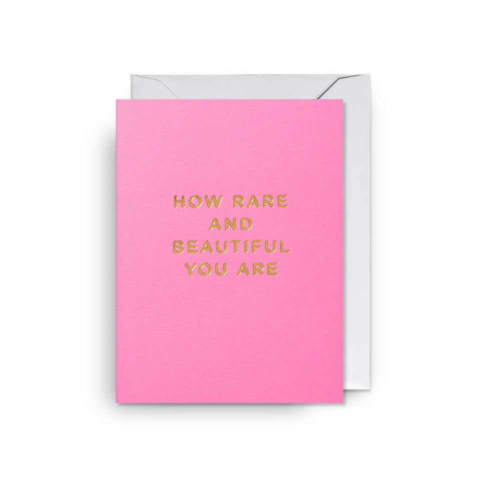 Rare and Beautiful Greetings Card