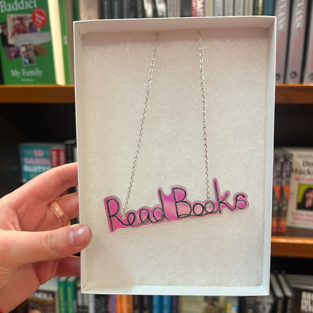 Read Books Iridescent Necklace