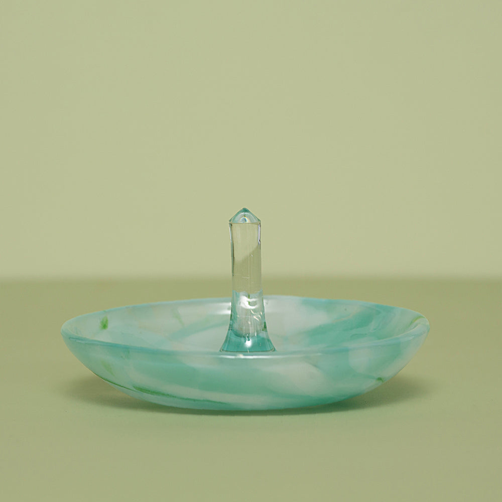 The House of Bernarda Alba - Glass Turquoise Ring Holder