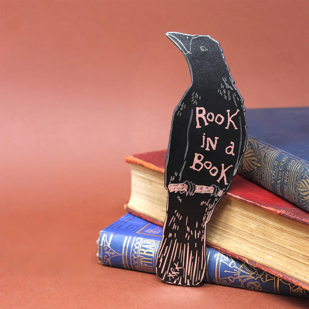 Rook in a Book Bookmark