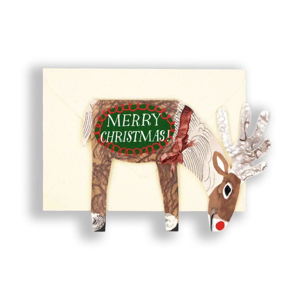 Rudolph Christmas Card