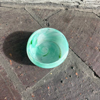 The House of Bernarda Alba - Glass Turquoise Bowl Small