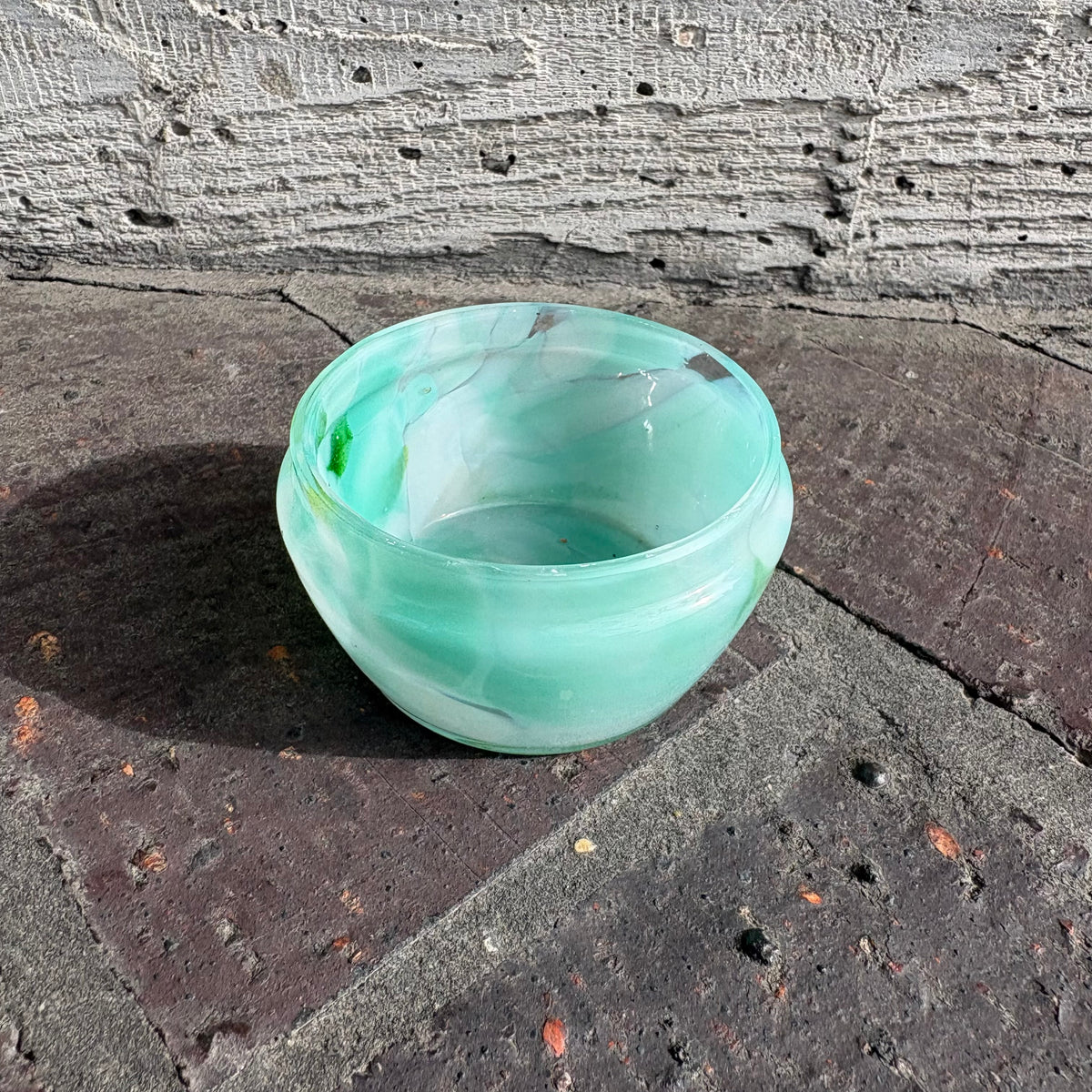 The House of Bernarda Alba - Glass Turquoise Bowl Small