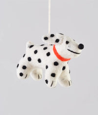 Spotty Dog Felt Decoration