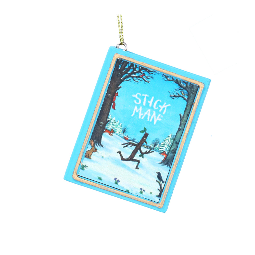 Resin Stick Man Book Decoration