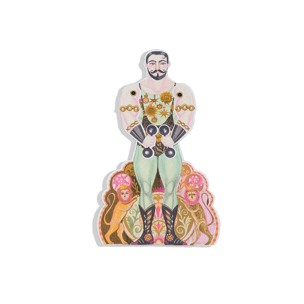 Strongman Alexander Cut Out Card