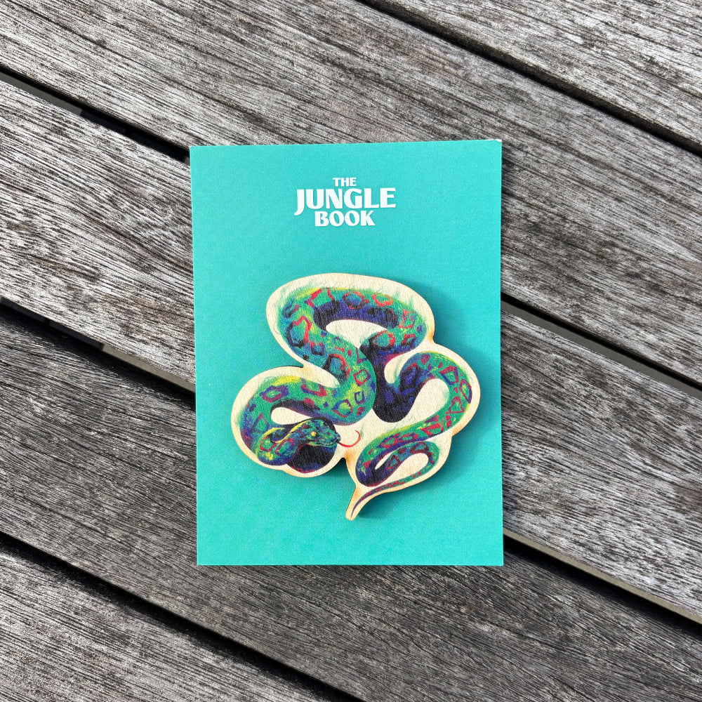 Wooden Kaa Magnet