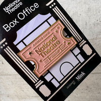 National Theatre Ticket Stub Badge