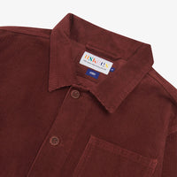 Cord Overshirt Jacket - Deep Wine