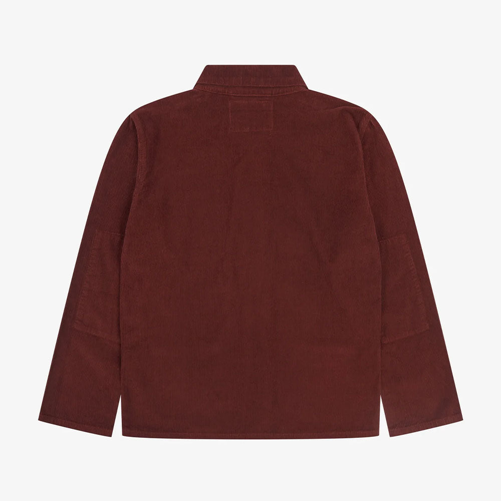 Cord Overshirt Jacket - Deep Wine