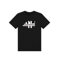 Black Printed Kids T-Shirt