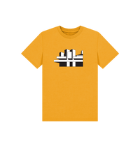 Mustard Printed Kids T-Shirt
