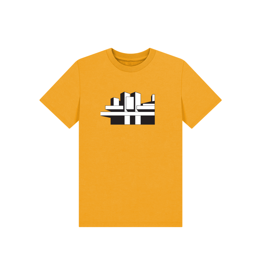 Mustard Printed Kids T-Shirt