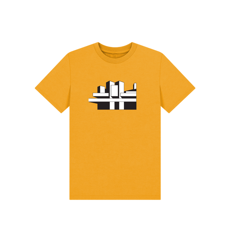 Mustard Printed Kids T-Shirt