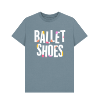 Stone Blue Printed T-shirt Front