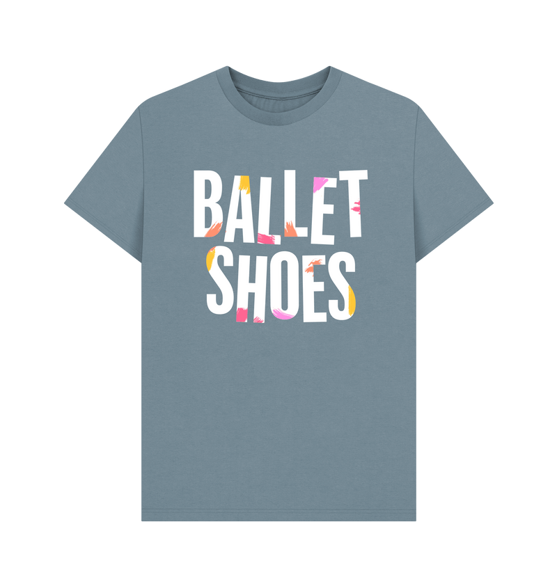 Stone Blue Printed T-shirt Front