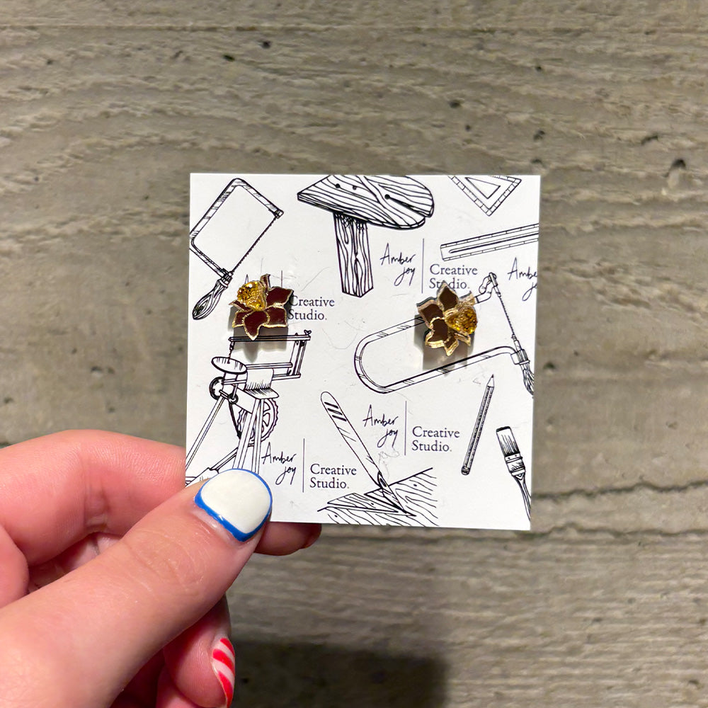 Daffodil Stud Earrings