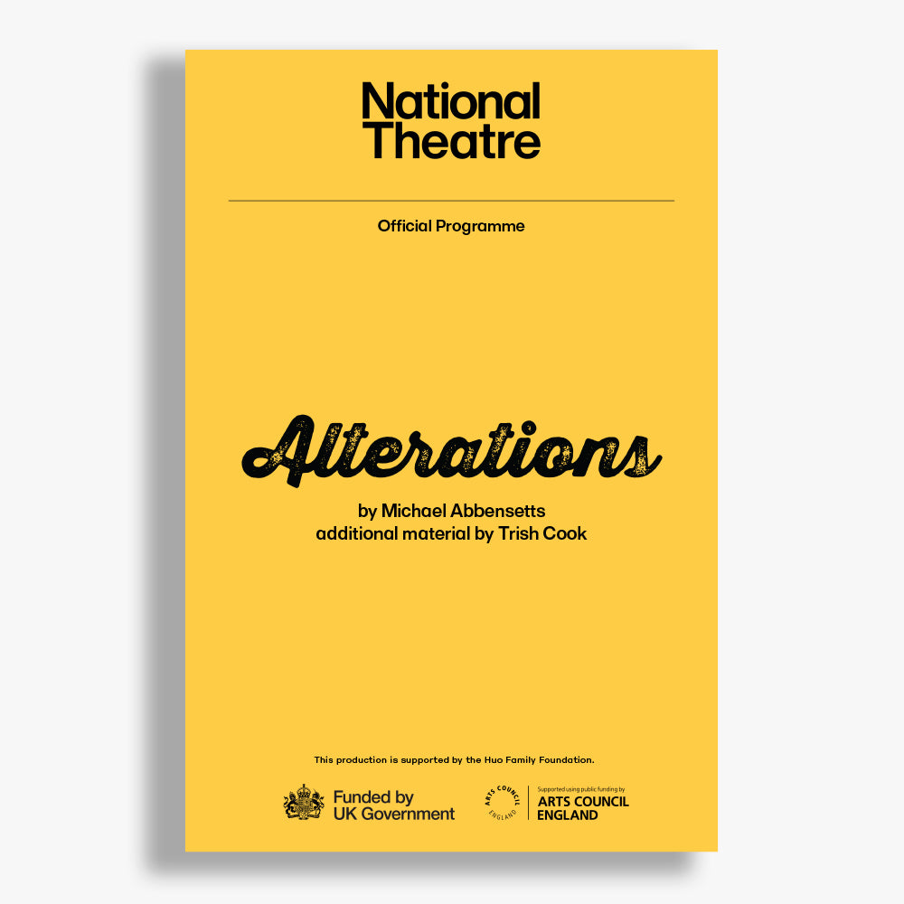 PRE-ORDER Alterations National Theatre Programme