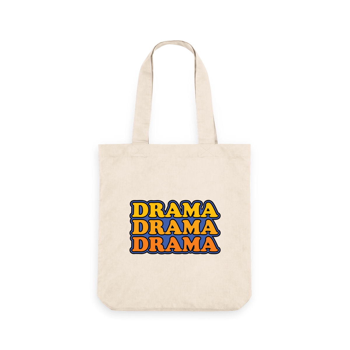 Natural Printed Bag Front