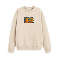 Oat Printed Sweater Front