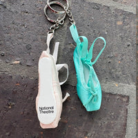 Ballet Shoes Keyring - Turquoise