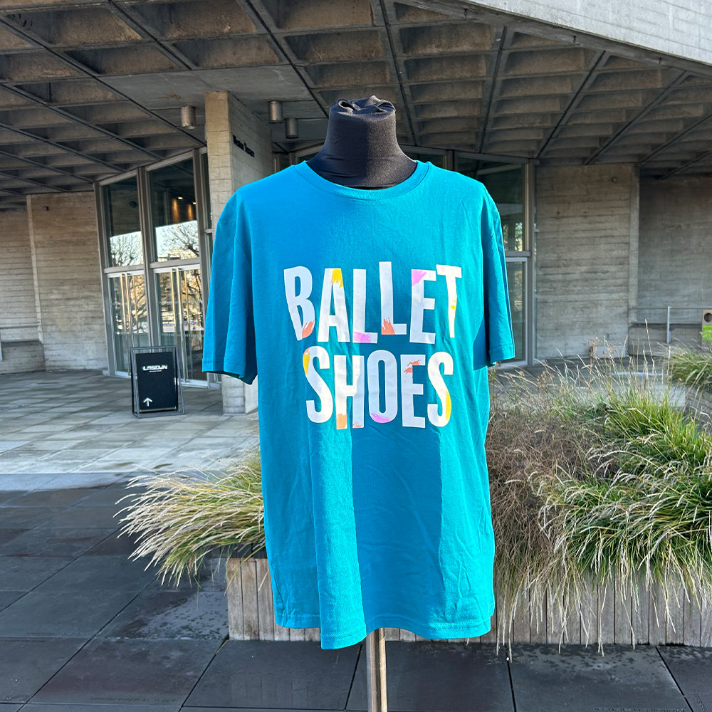 Blue T-shirt Ballet Shoes