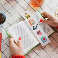 Bookish Counted Cross Stitch Bookmark Kit